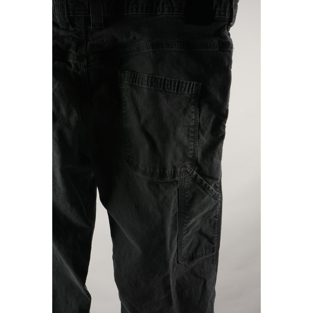 prAna Men's 33 x 32 Gray Woven Stretch Outdoor Carpenter Jeans 5 Pocket Pants - Picture 5 of 11